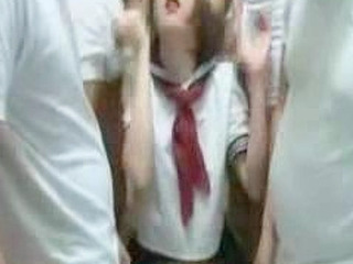 Japanese Schoolgirl Gets Wet and Wild with Nippon Naughtiness