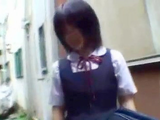 Hot Japanese Naive Bicyclist teen gonna be double penetrated in an alley gets fucked by XXX rough guys